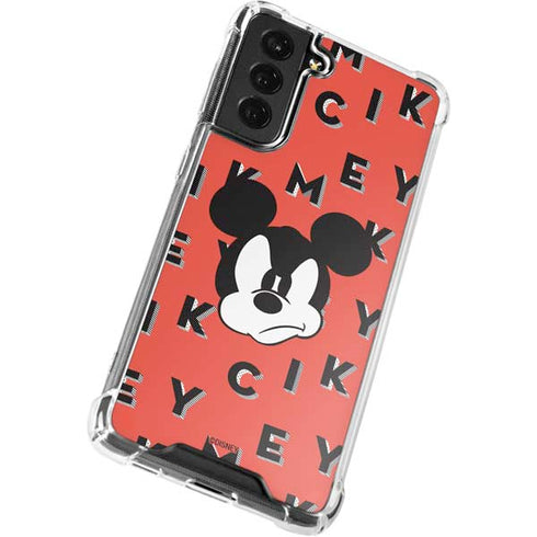 Disney Mickey Mouse Grumpy Face Galaxy S22 Plus Clear Case