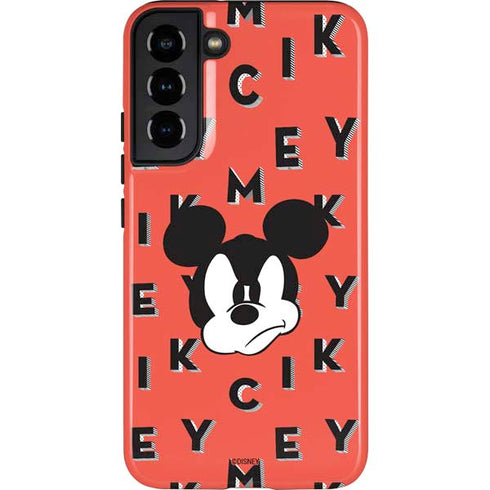 Disney Mickey Mouse Grumpy Face Galaxy S22 Plus Pro Case