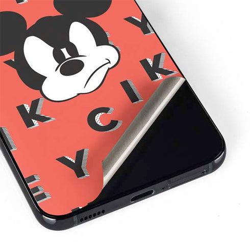 Disney Mickey Mouse Grumpy Face Galaxy S22 Plus Skin