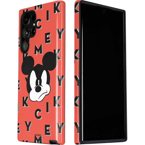 Disney Mickey Mouse Grumpy Face Galaxy S22 Ultra Pro Case