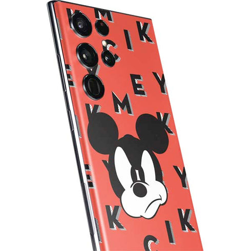 Disney Mickey Mouse Grumpy Face Galaxy S22 Ultra Skin