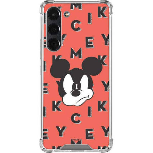 Disney Mickey Mouse Grumpy Face Galaxy S23 Plus Clear Case