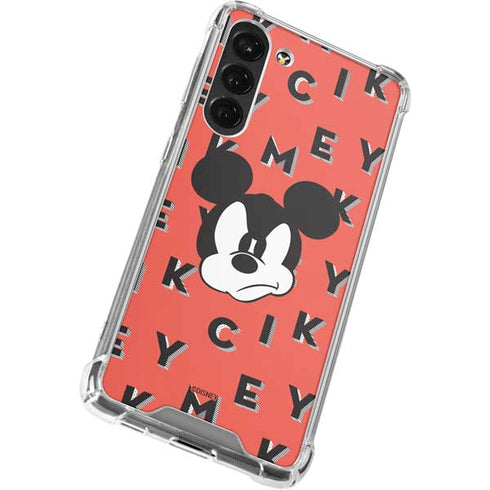 Disney Mickey Mouse Grumpy Face Galaxy S23 Plus Clear Case