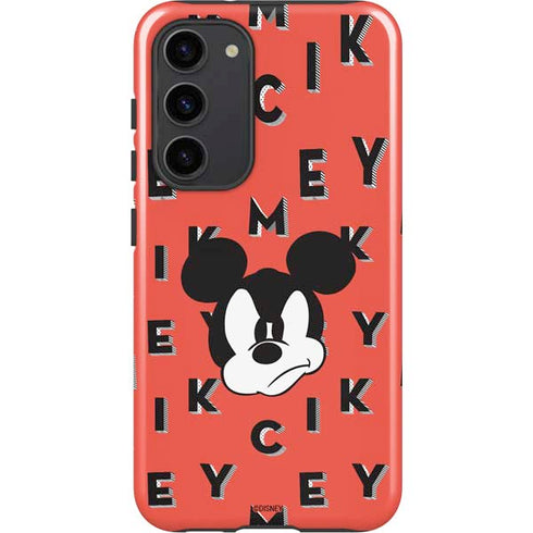 Disney Mickey Mouse Grumpy Face Galaxy S23 Plus Pro Case