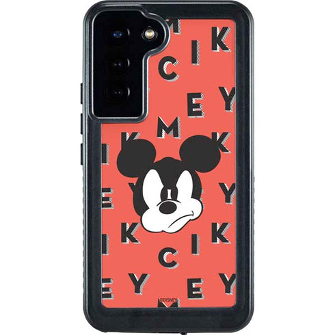 Disney Mickey Mouse Grumpy Face Galaxy S23 Plus Waterproof Case
