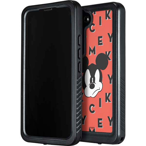 Disney Mickey Mouse Grumpy Face Galaxy S23 Plus Waterproof Case