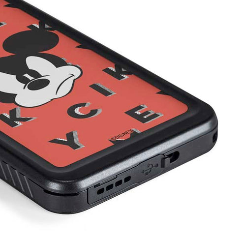 Disney Mickey Mouse Grumpy Face Galaxy S23 Waterproof Case