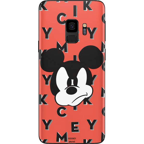 Disney Mickey Mouse Grumpy Face Galaxy S9 Skin