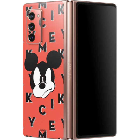 Disney Mickey Mouse Grumpy Face Galaxy Z Fold2 5G Skin