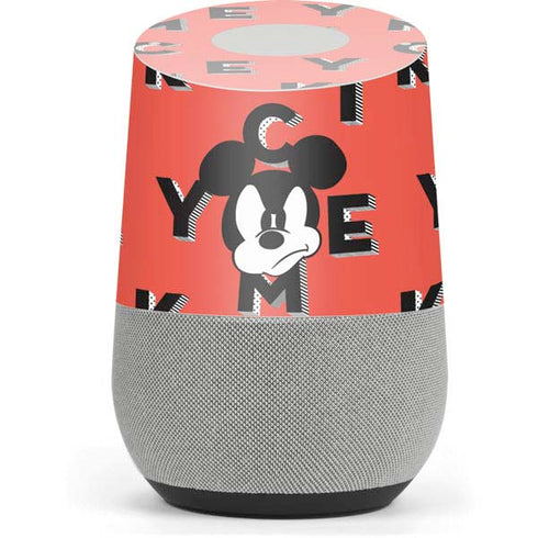 Disney Mickey Mouse Grumpy Face Google Home Skin