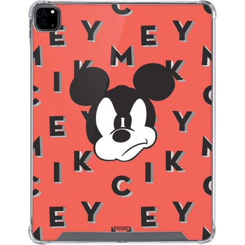 Disney Mickey Mouse Grumpy Face iPad Pro 12.9in (2020) Clear Case