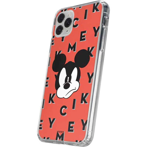 Disney Mickey Mouse Grumpy Face iPhone 11 Pro Clear Case