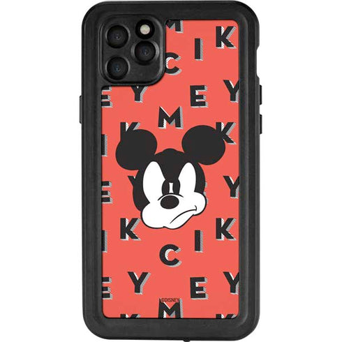 Disney Mickey Mouse Grumpy Face iPhone 11 Pro Max Waterproof Case