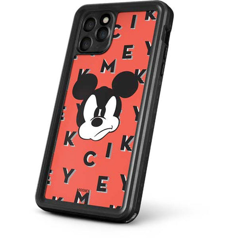 Disney Mickey Mouse Grumpy Face iPhone 11 Pro Waterproof Case