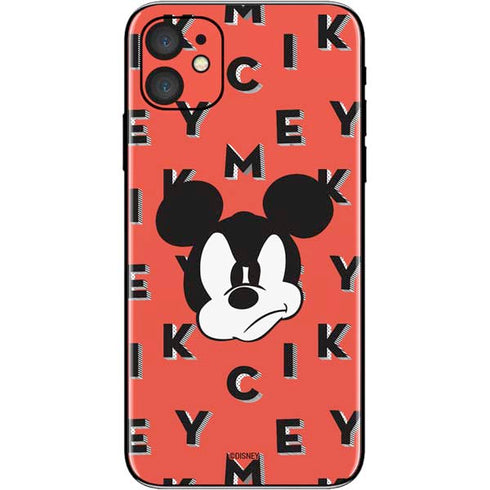 Disney Mickey Mouse Grumpy Face iPhone 11 Skin