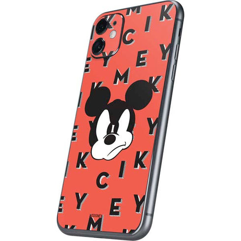Disney Mickey Mouse Grumpy Face iPhone 11 Skin