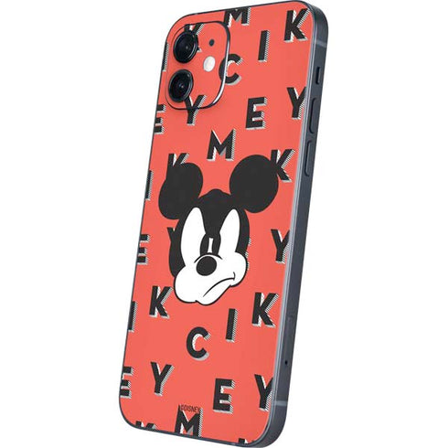 Disney Mickey Mouse Grumpy Face iPhone 12 Skin