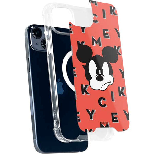 Disney Mickey Mouse Grumpy Face iPhone 15 Plus MagSafe Case