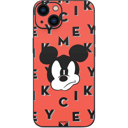 Disney Mickey Mouse Grumpy Face iPhone 14 Plus Skin