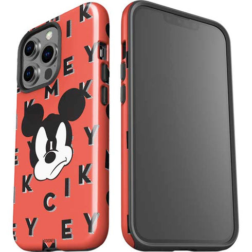 Disney Mickey Mouse Grumpy Face iPhone 15 Pro Impact Case