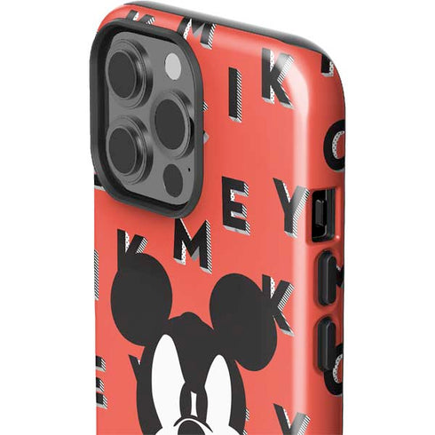 Disney Mickey Mouse Grumpy Face iPhone 15 Pro Max Impact Case