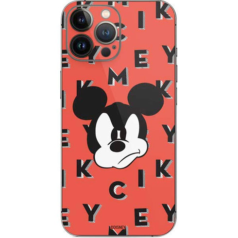 Disney Mickey Mouse Grumpy Face iPhone 14 Pro Max Skin