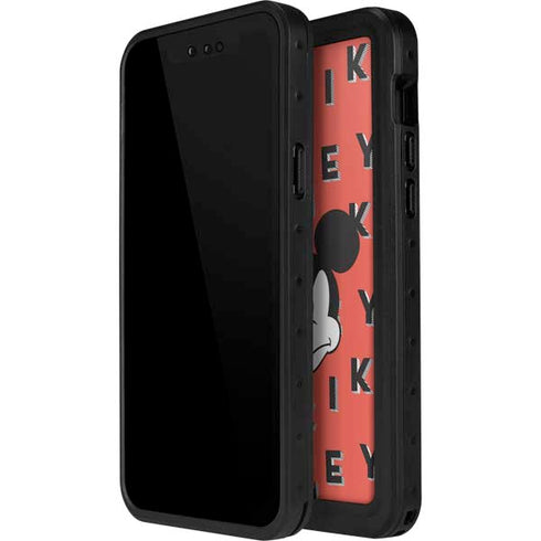 Disney Mickey Mouse Grumpy Face iPhone 14 Pro Max Waterproof Case