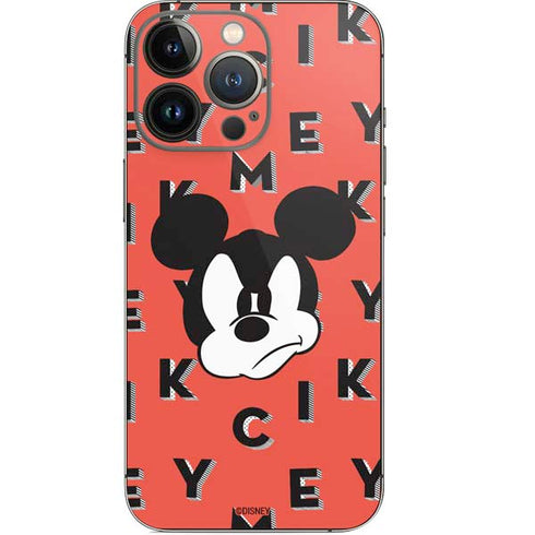 Disney Mickey Mouse Grumpy Face iPhone 14 Pro Skin