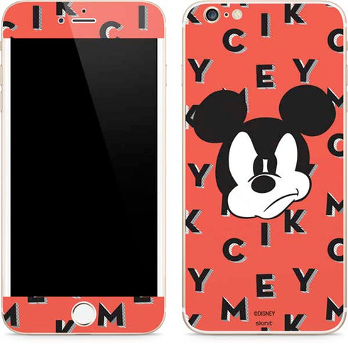 Disney Mickey Mouse Grumpy Face iPhone 6/6s Plus Skin
