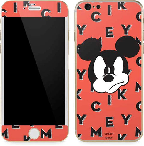 Disney Mickey Mouse Grumpy Face iPhone 6/6s Skin