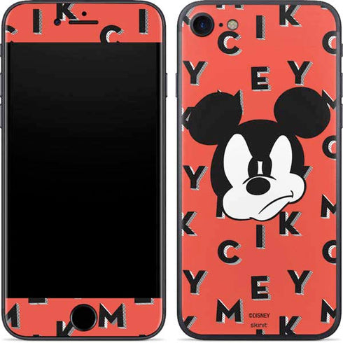 Disney Mickey Mouse Grumpy Face iPhone 8 Skin