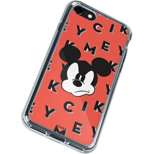 Disney Mickey Mouse Grumpy Face iPhone SE (2nd & 3rd Gen) Clear Case