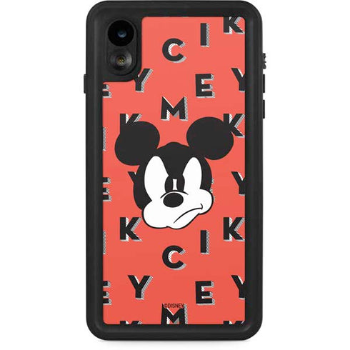 Disney Mickey Mouse Grumpy Face iPhone XR Waterproof Case