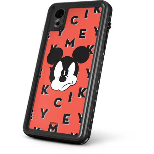 Disney Mickey Mouse Grumpy Face iPhone XR Waterproof Case