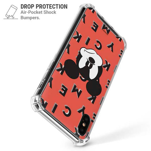 Disney Mickey Mouse Grumpy Face iPhone XS Max Clear Case