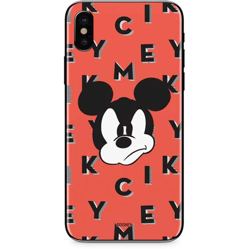 Disney Mickey Mouse Grumpy Face iPhone XS Max Skin
