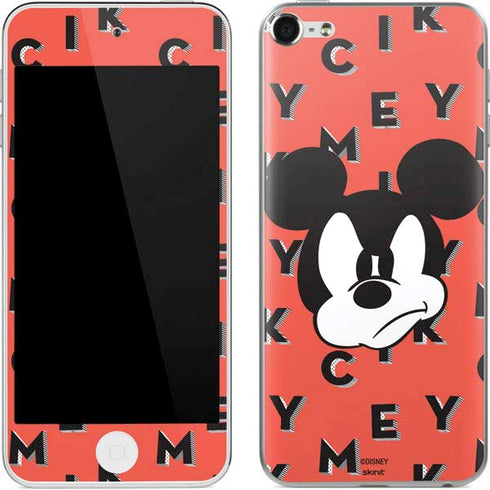 Disney Mickey Mouse Grumpy Face Apple iPod Skin