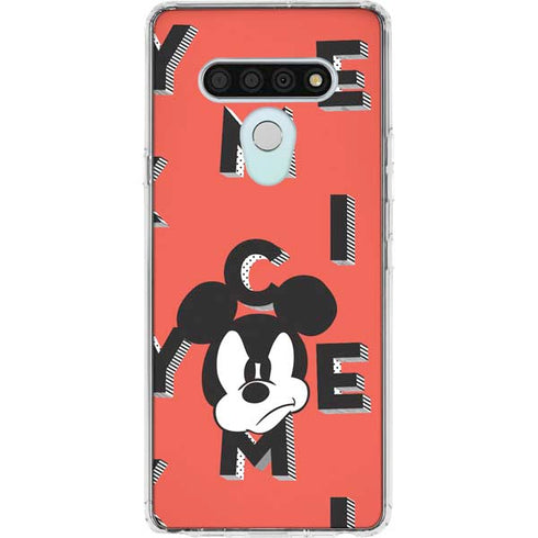 Disney Mickey Mouse Grumpy Face LG Stylo 6 Clear Case