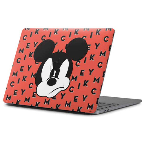 Disney Mickey Mouse Grumpy Face Apple MacBook Pro 13-inch Skin