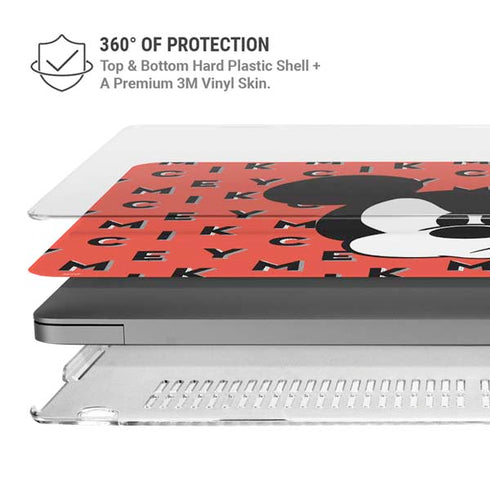 Disney Mickey Mouse Grumpy Face MacBook Pro 16in (2021-25) Case plus Skin