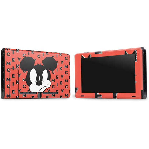 Disney Mickey Mouse Grumpy Face Nintendo Switch Bundle Skin