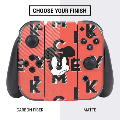 Disney Mickey Mouse Grumpy Face Nintendo Switch Bundle Skin
