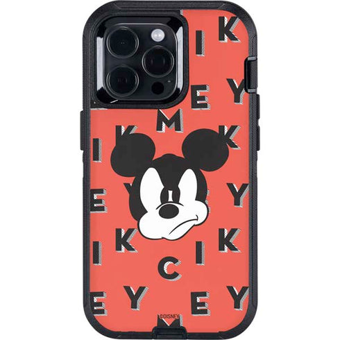 Disney Mickey Mouse Grumpy Face Otterbox Defender iPhone Skin