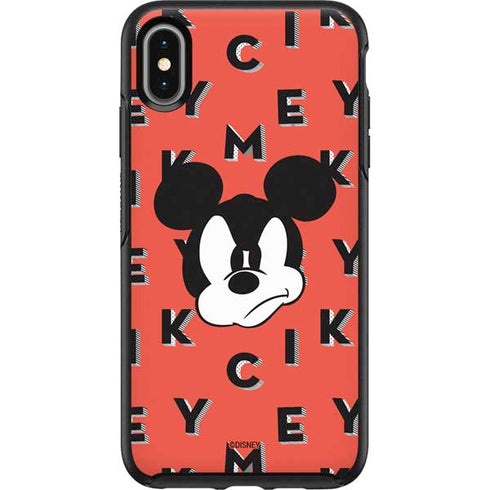 Disney Mickey Mouse Grumpy Face Otterbox Symmetry iPhone Skin