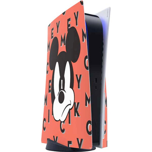 Disney Mickey Mouse Grumpy Face PS5 Console Skin
