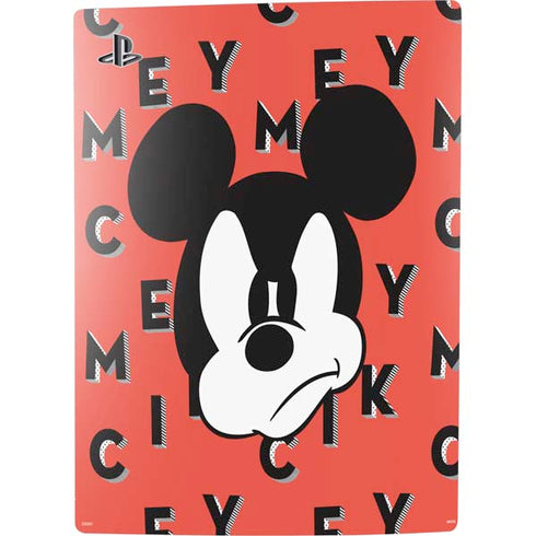 Disney Mickey Mouse Grumpy Face PS5 Console Skin