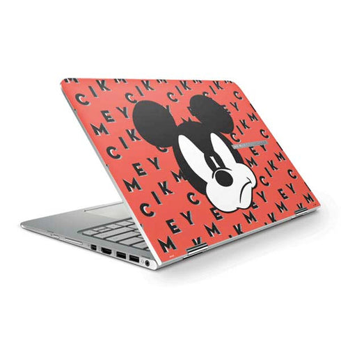 Disney Mickey Mouse Grumpy Face HP Spectre Skin