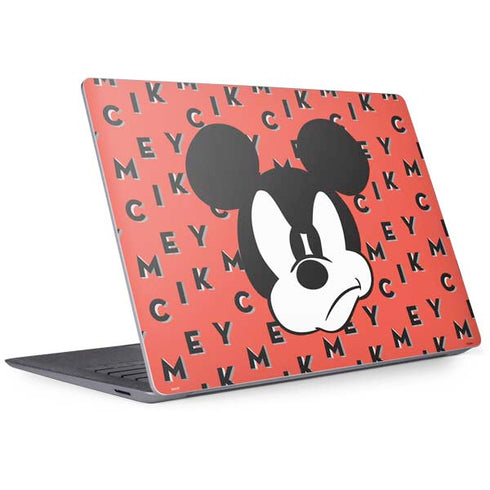 Disney Mickey Mouse Grumpy Face Surface Laptop 3 13.5in Skin