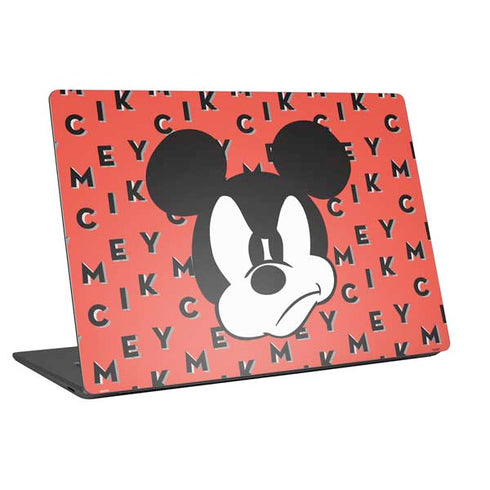 Disney Mickey Mouse Grumpy Face Universal Laptop 18in (14.6 x 10.6in) Skin