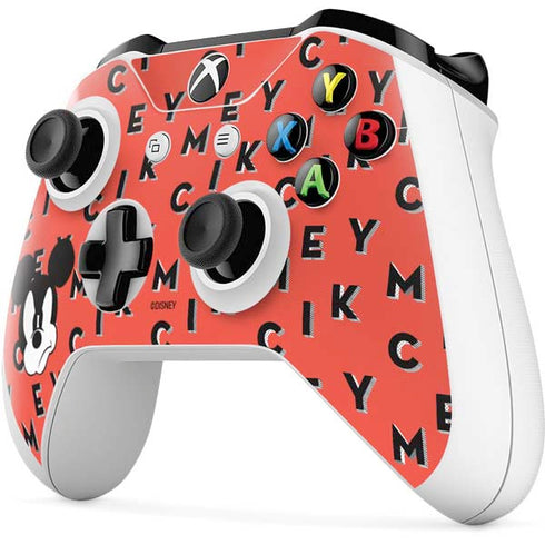 Disney Mickey Mouse Grumpy Face Xbox One S Controller Skin